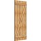 Ekena Millwork Joined Board-n-Batten Shutters w/Z-Bar, Rough Sawn Western Red Cedar, 26 7/8W x 62H, PR RBJ06Z26X062RWR - alternate 5